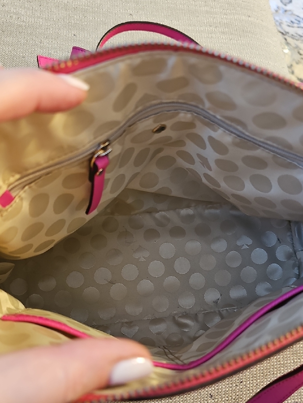 Kate Spade Fucsia Satchel - Picture 4 of 8